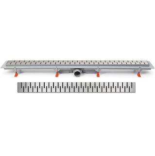 Душевой лоток Veconi Medium 450 V450M с решеткой Хром глянцевый